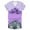 Purple, variant on HOWPAY Womens T Shirts Graphic Boho Floral Short Sleeve V Neck Cute T-Shirt Loose Fit Casual Tee Tops Oversized Comfy Soft Y2K Clothes Dark Purple L