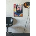 thumbnail image 2 of Epic Art 'Painted Buddha II' by Linda Woods, Acrylic Glass Wall Art, 16"x24", 2 of 2