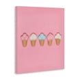 thumbnail image 2 of Stupell Industries Contemporary Pink Ice Cream Candy Canvas Art, 16 x 20, by LISH Creative, 2 of 8