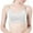 White, variant on JAKANYQ Woemens Brassiere V Neck Sports Bras For Thin Straps Padded Yoga Basic Wireless Bra Camisole Classic Lightweight