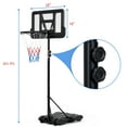 thumbnail image 2 of Shininglove 7ft Basketball Hoop Outdoor for Teens with Adjustable Height Goal, Portable Basketball System for Kids Boys Girls 3+ Yrs Old, 2 of 7