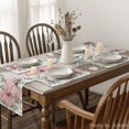 thumbnail image 6 of Set of 4 Fall Placemats 12x18 Inch Pumpkins Autumn Thanksgiving Harvest Vintage Table Mat for Party Dining Decoration, Pink, 6 of 12