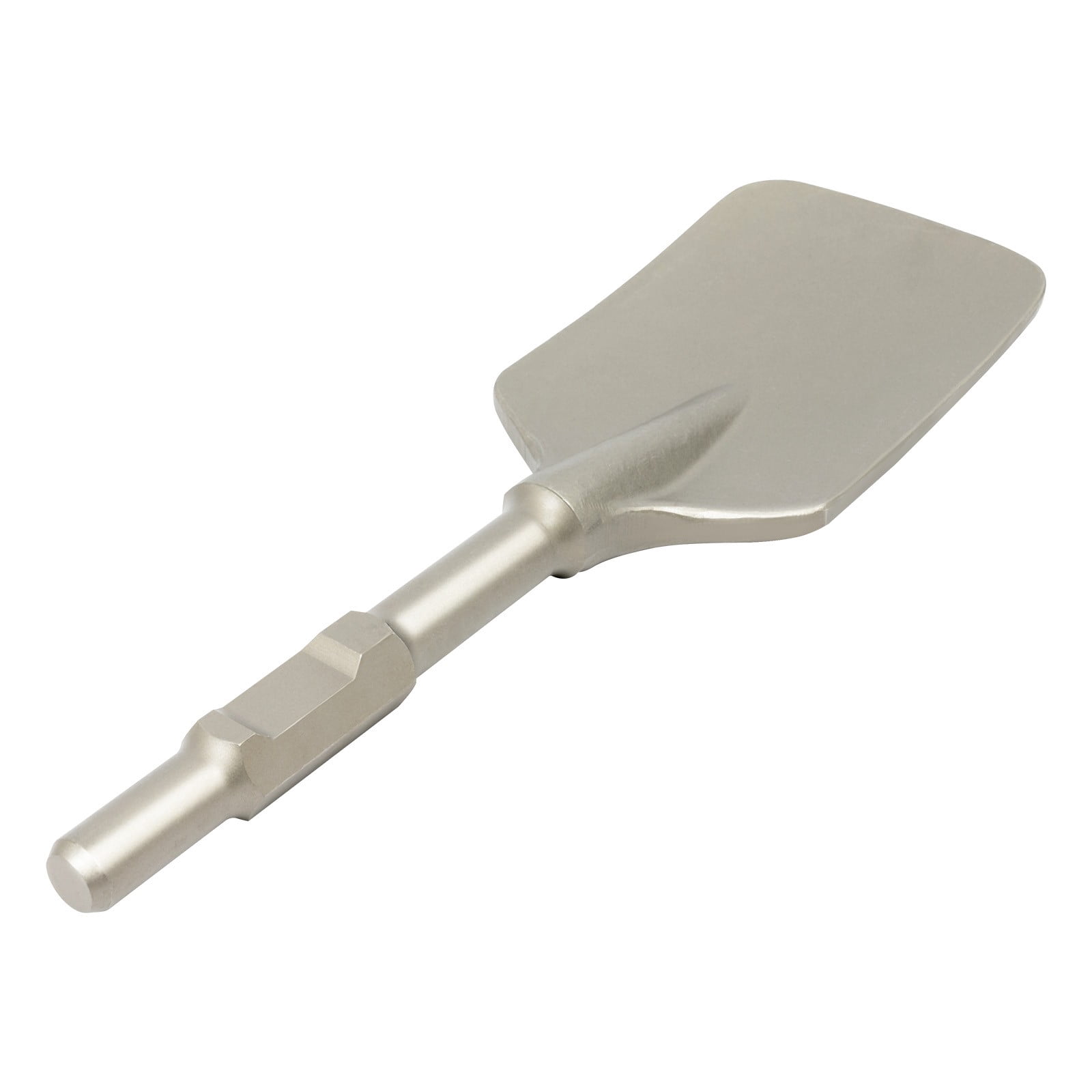 44*13.5cm Silver&Black Chromium Steel Jack Hammer Clay Spade Shovel Chisel Bit with Rounded Edges