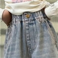 thumbnail image 4 of XXWXYD Clearence Double Pocket Workwear Jeans Straight Leg Denim Pants Korean Urban Style Loose Fit Big Girls (8-16Y) 2025 Trend, 4 of 7