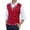Red, variant on Mens V Neck Sweater Vest Cable Knitted Pullover Slim Fit Sleeveless Sweaters Color: Dark Purple Size: XXL