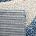 thumbnail image 6 of SAFAVIEH Florida Mirabelle Geometric Shag Area Rug, Blue/Ivory, 5'3" x 7'6", 6 of 9