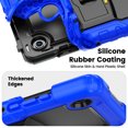 thumbnail image 6 of XYX for Samsung Galaxy Tab A9 Case 8.7 inch, 3in1 Heavy Duty Shockproof Tablet Cover with Stand, Shoulder Strap (2023, SM-X110/X115/X117), Blue, 6 of 7