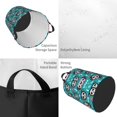 thumbnail image 5 of Lsque Skull Cat pattern Laundry Hamper Basket, Tall Woven Rope Hamper Basket for Clothes, Lightweight Storage Basket, Collapsible Waterproof-Small, 5 of 8