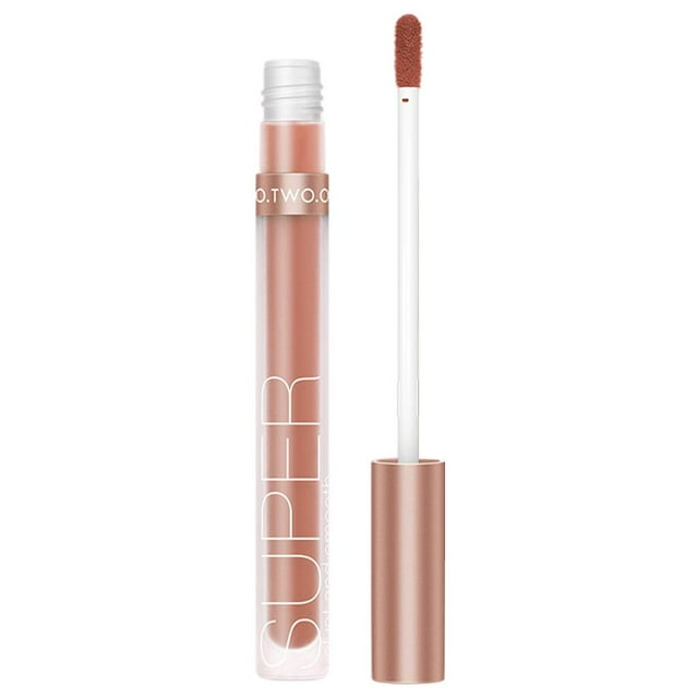 Brillo de labios mate cosmético profesional ligero para mujeres Brillo de labios aterciopelado Ponche de ron