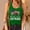Green, variant on 250th Anniversary Tank Top for Women 1776-2026 - We the People Vintage Eagle American Flag Scoop Neck Sleeveless Tee - Patriotic Independence Day Graphic Top Black L