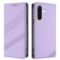 thumbnail image 2 of Wallet Leather Case For Samsung Galaxy A37 5G 6.7",with Card Holder, Shockproof ,Kickstand ,Embossed Multifunctional Magnetic Phone Case,Purple,For Galaxy A37 5G, 2 of 7