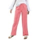thumbnail image 2 of WILLBEST Pantalones Casuales para Mujer, Anchos, Largos, con Cordón, Cintura Elástica, Pantalones Casuales de Pierna Lisa para Mayor Comodidad y Estilo. Mediana, 2 of 6