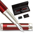 thumbnail image 1 of Juego de pluma estilográfica Ellington Pens Scarlet Slate con punta fina, 1 of 7