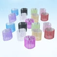 thumbnail image 2 of 30PCS Elegant Napkin Ring with 8 Row Rhinestone Pretty Napkin Holder Napkin Buckle Decoration for Wedding Party (Random Color), 2 of 8