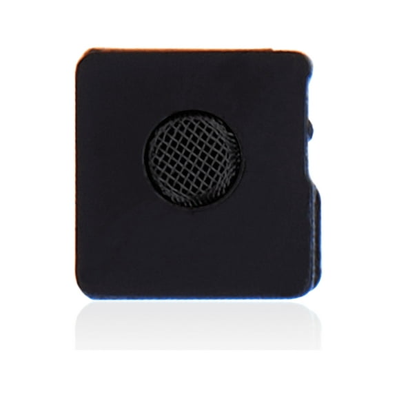 Replacement Flash Light / Power Flex Bracket With Microphone Mesh Compatible For iPhone 13 / 13 Mini (Black) (10 Pack)