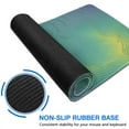 thumbnail image 6 of Extended Gaming Mouse Pad, Japanese Blue Wave XL, Non-Slip Rubber Base, Stitched Edge Desk Pad, 31.5 x 11.8 Inch, 6 of 7