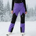 thumbnail image 2 of Nskgu Girls Boys Snow Pants Kids Fleece Lined Thermal Winter Hiking Pants Waterproof Softshell Elastic Waist Outdoor Cold Weather, 2 of 6