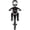 1.5" x 3.5" MC Boy Black, variant on Attack Graphics 161-906-0017 Ride Life Family Window Decal - 1.25" x 2.25" Dog Black