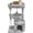 Grey, variant on Small Cat Tree for Indoor Cats, Activity Cat Tower with Scratching Post for Kittens, Modern Cat Furniture with Basket & Hanging Ball for Play Rest, Grey