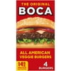 BOCA All American Veggie Burgers, 4 ct Box