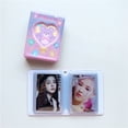 thumbnail image 4 of Ins ID Holder Star Chasing Photo Card Storage Book Size 7.8*11*2.2cm Milk Pattern Mini 3 Inch Polaroid Pvc Heart Hollow, 4 of 8