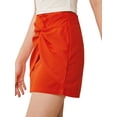 thumbnail image 2 of Lovito Casual Plain Twisted Skirts, 2 of 5