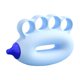 thumbnail image 1 of Pelota de ejercicios de agarre de mano para niños, resistencia múltiple. azul, 1 of 9
