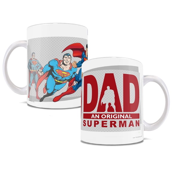 DC Superman (Dad - The Original Hero) 11 oz Ceramic Mug WMUG795