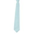 thumbnail image 2 of NYFASHION101 Men's Solid Color Polyester Tie PS26-Powder Blue, 2 of 3