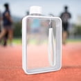 thumbnail image 4 of Taza de viaje plana portátil de taza de agua de 380 ml para deportes de oficina y escuela (blanco) Likrtyny Para Estrenar, 4 of 8
