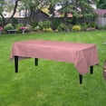 thumbnail image 4 of Crown Display Modern Pink Flannel Backed Vinyl Tablecloth - 54" x 70", 4 of 10