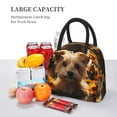 thumbnail image 5 of Salouo Sunflower Cute Puppy for Insulated Lunch Bag for Women/Men - Leakproof Cooler Tote Bag Organizer - Reusable Lunch Box for Office Picnic Hiking Beach-One Size, 5 of 6