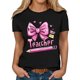 thumbnail image 2 of Xuyuer Women Graphic Print Round Neck Short Sleeve T-Shirt, Summer T-Shirt For School Season, 2 of 5