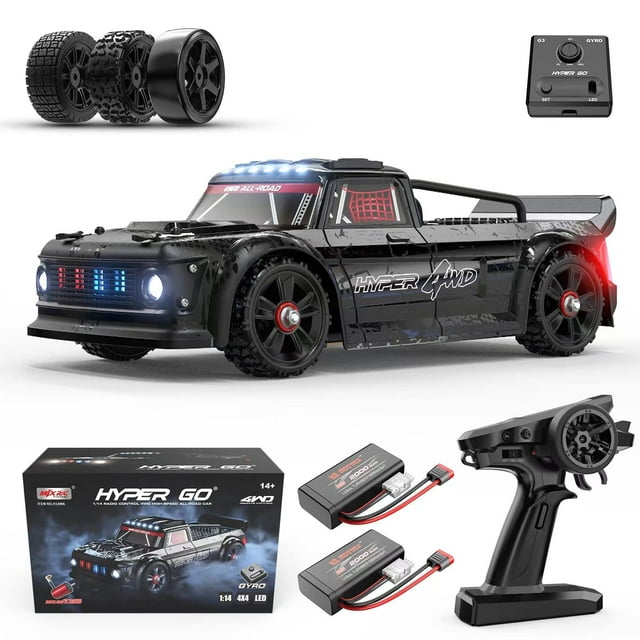 RC Drift Car HYPER GO 14301 1/14 RTR sin escobillas con giroscopio a 62 km/h