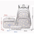 thumbnail image 2 of Girls School Backpack, Women Floral Oxford Backpack, School Bag, Outdoor/Leisure Daypack, School Backpack for Teens with USB Charging Port, 2 of 5