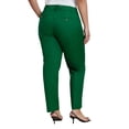 thumbnail image 2 of ELOQUII Women's Plus Size Kady Fit Double-Weave Pant, 2 of 3