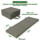 thumbnail image 3 of COLCHONETA TRIPLE PLEGABLE PORTATIL 60 CM X 180 CM COLOR GRIS INMATMEX, 3 of 10