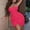 Hot Pink, variant on Gspmoly Womens Dress, Women'S Sexy Nightclub-Neck Strapless Shoulder Off Mini Pencil Dress Women'S Formal Dresses Holiday Gifts