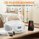 thumbnail image 2 of Reproductor de CD portátil Boombox Gelielim con radio AM/FM Bluetooth, 2 of 6