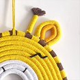 thumbnail image 5 of Iris Colgante de Pared Macramé Tejido Iris Colgante de Pared Tejido A Mano Iris Fawn/León Iris Arte de la Pared Decoración de la Pared,C, 5 of 5