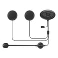 thumbnail image 1 of Sidaley Motocicleta Bluetooth 5,0 intercomunicador casco impermeable auriculares 100m HI-FI estéreo música interfono inalámbrico con Radio FM Cables de audio/vídeo, 1 of 1