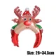 thumbnail image 3 of 1/20 piezas de globos navideños, diadema con astas de Papá Noel, banda para el cabello, globo de aluminio, decoración navideña de Año Nuevo, regalos para niños, 3 of 5