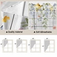 thumbnail image 5 of Easter Eggs Swag Valances for Windows, Kitchen Window Curtains Over Sink, Spring Daisy Eucalyptus Leaves Gray Wooden Window Treatment Curtains for Living Room/Bedroom Curtains 2 Panel Sets 36"x45", 5 of 8