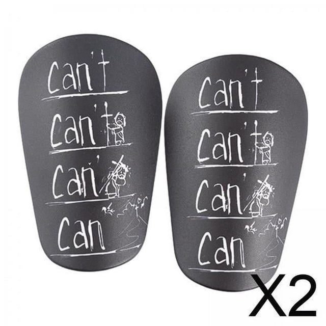 2x2 Piezas Espinilleras De Fútbol Espinilleras Equipo De Fútbol Manga De Pantorrilla Espinillera S Negro