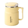 thumbnail image 2 of Taza aislante, taza de té de acero inoxidable con tapa y asa, vaso de café de oficina de 600 ml con infusor extraíble, diseño duradero de grado alimentario, 2 of 6