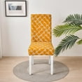 thumbnail image 5 of Chair Covers for Dining Room 6 Pack,Stretch Spandex Parsons Chair Slipcover Set of 6,Washable Anti-dust Chair Seat Covers for Kitchen,Wedding,Party, 5 of 6