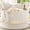 White, variant on Large Blanket Basket (20"x13"),Woven Baskets for storage Baby Laundry Hamper, Cotton Rope Blanket Basket