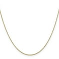 thumbnail image 3 of Primal Gold 14 Karat Yellow Gold 0.9mm Cable with Spring Ring Clasp Chain Necklace, 3 of 5