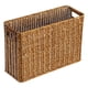 thumbnail image 3 of Cesta de almacenamiento tejida de PP, organizador alto y delgado, mueble de almacenamiento decorativo para Café oscuro, 3 of 9