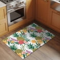 thumbnail image 2 of Pineapple Entryway Rug 2'x3'&nbsp; Non Slip Front Door Mats, Summer Nature Tropical Fruit Flowers Leaves Entrance Rugs Indoor Outdoor Carpet, Washable Floor Mats Small Area Rug for Bedroom Kitchen, 2 of 8